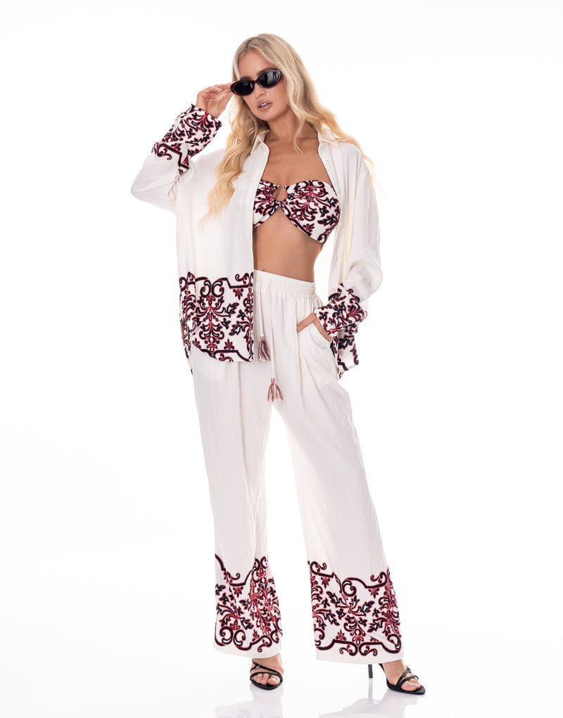 חליפת רקמה 3 חלקים