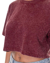 חולצת קרופ יהלומים