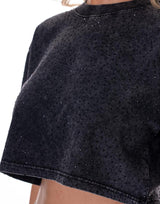 חולצת קרופ יהלומים