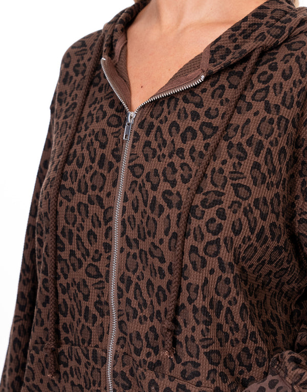 חליפה וופל מנומרת