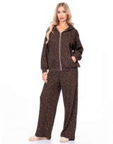 חליפה וופל מנומרת