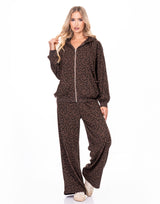 חליפה וופל מנומרת