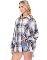 מכופתרת שיבוץ פלנל