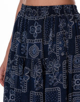 חצאית שיפון הדפס