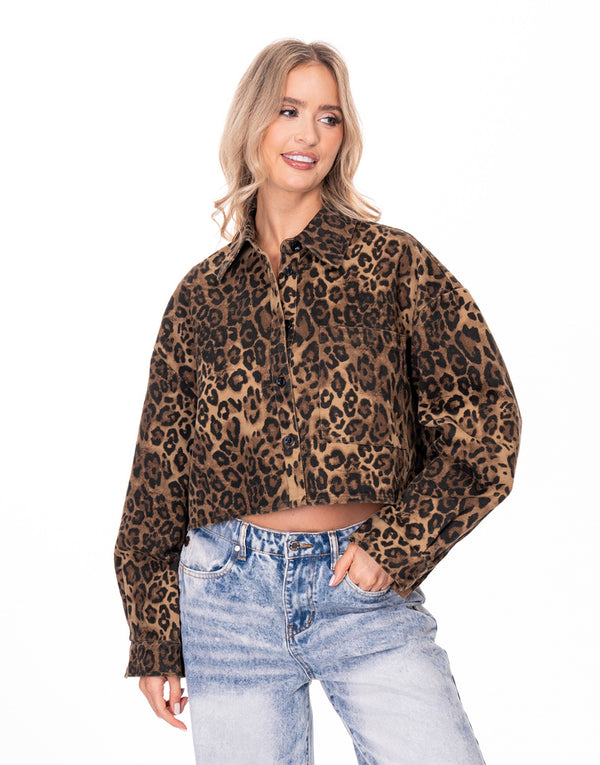 ג׳קט ג׳ינס מנומר