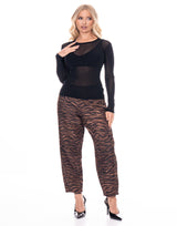 חולצת שיפון צמודה