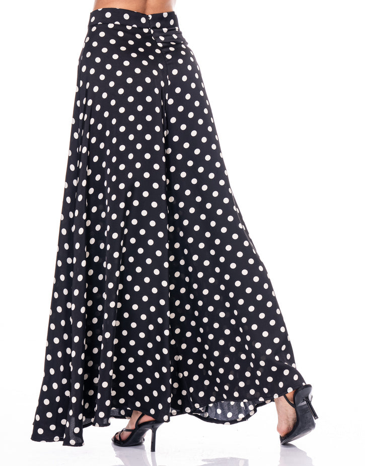 מכנס סאטן נקודות