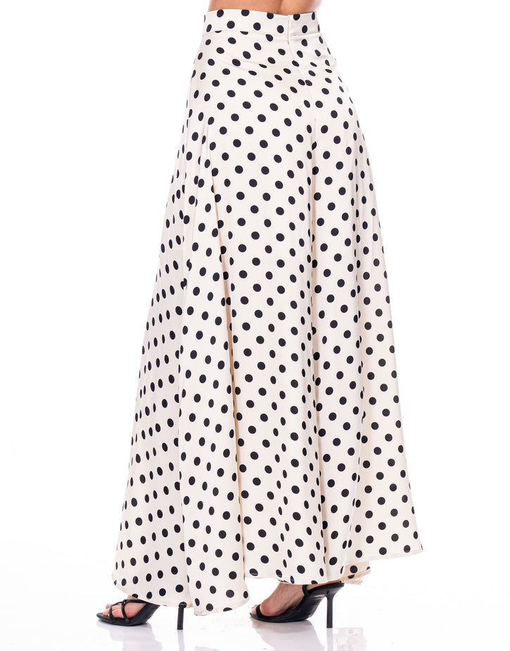 מכנס סאטן נקודות