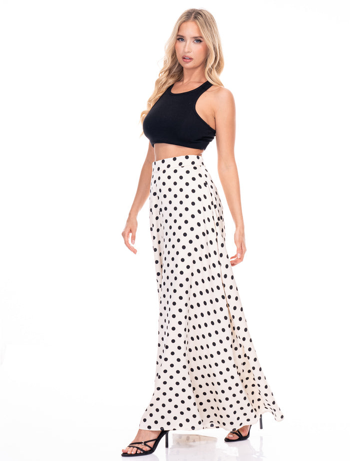 מכנס סאטן נקודות