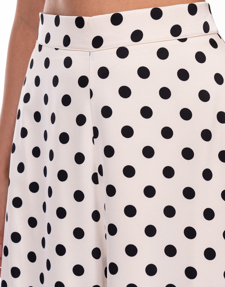 מכנס סאטן נקודות