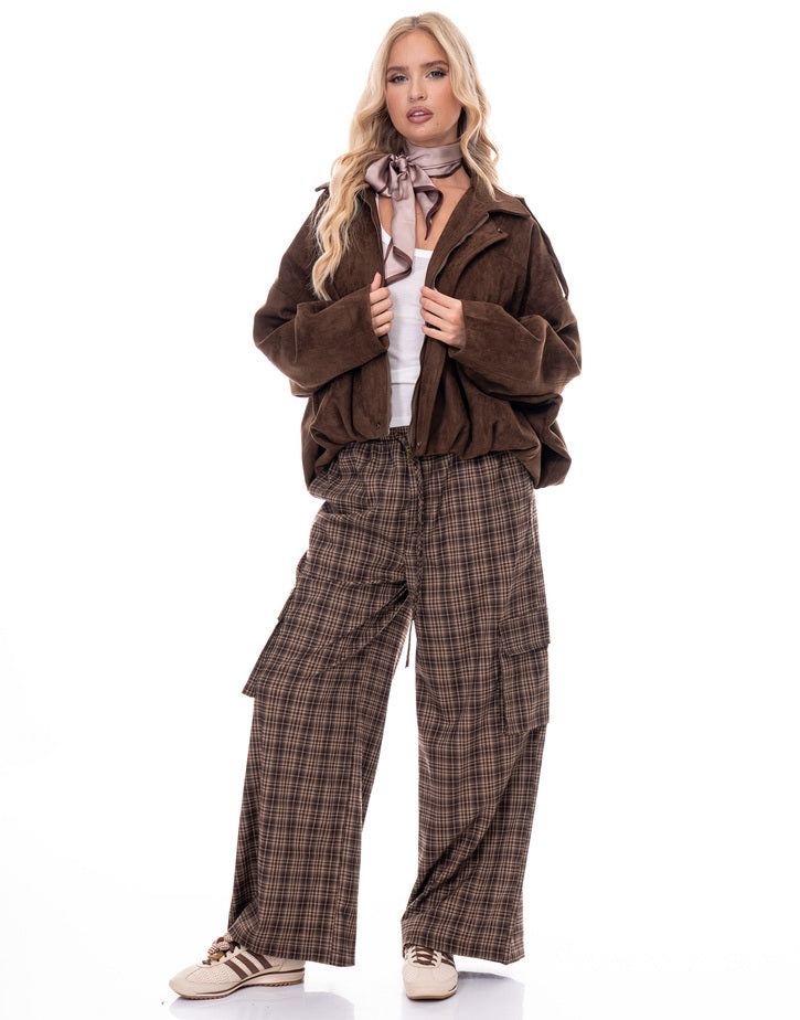 ג׳קט בלון בד סוויד