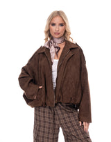 ג׳קט בלון בד סוויד