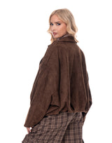 ג׳קט בלון בד סוויד