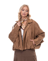 ג׳קט בלון בד סוויד