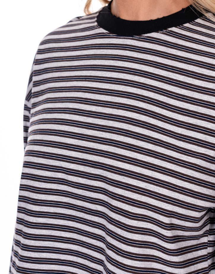 חולצה קרופ פסים