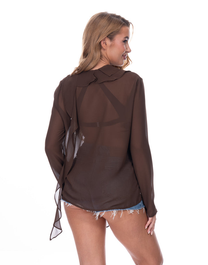 חולצת שיפון מלמלה