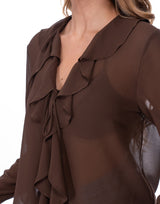 חולצת שיפון מלמלה