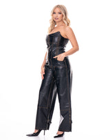 חליפת מחוך תיפורים דמוי עור