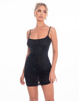 שמלה לייקרה אבנים