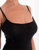 שמלה לייקרה אבנים