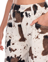 ג'ינס הדפס פרה