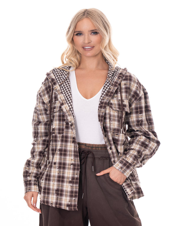 חולצת ג׳קט שיבוץ קפוצ׳ון