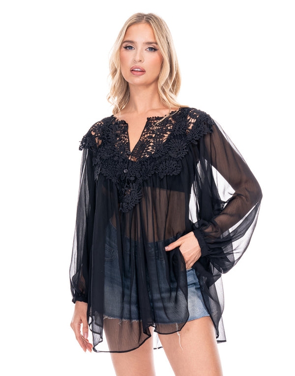 חולצת שיפון קרושה