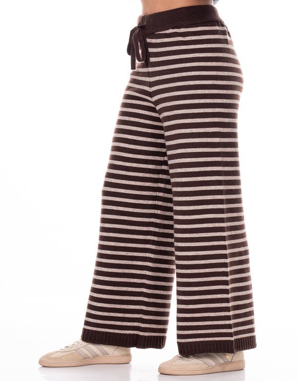 מכנס סריג פסים