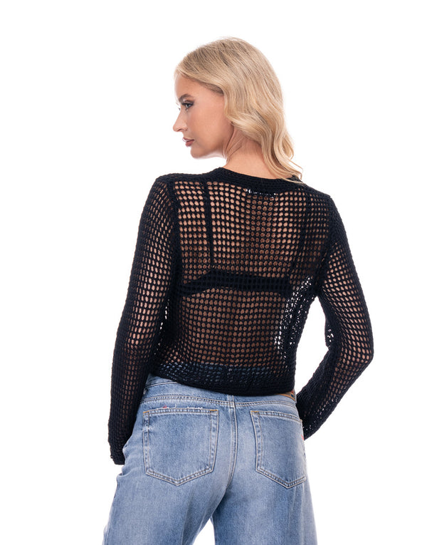 קרדיגן סריג חורים