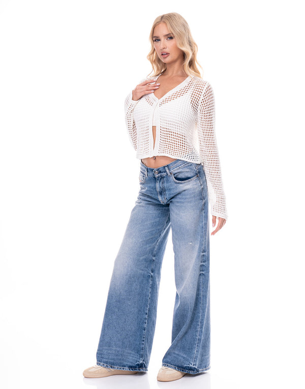 קרדיגן סריג חורים