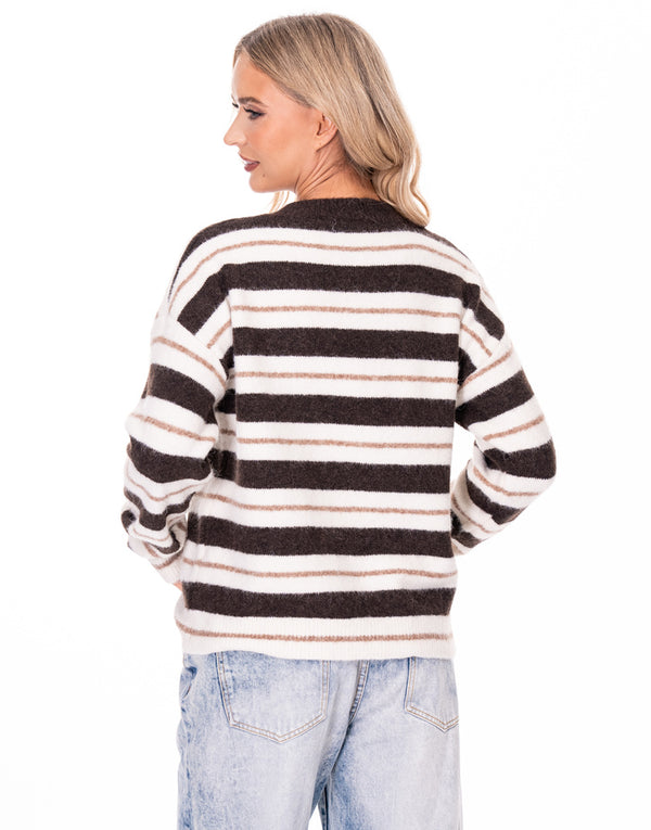 סריג כיס פסים