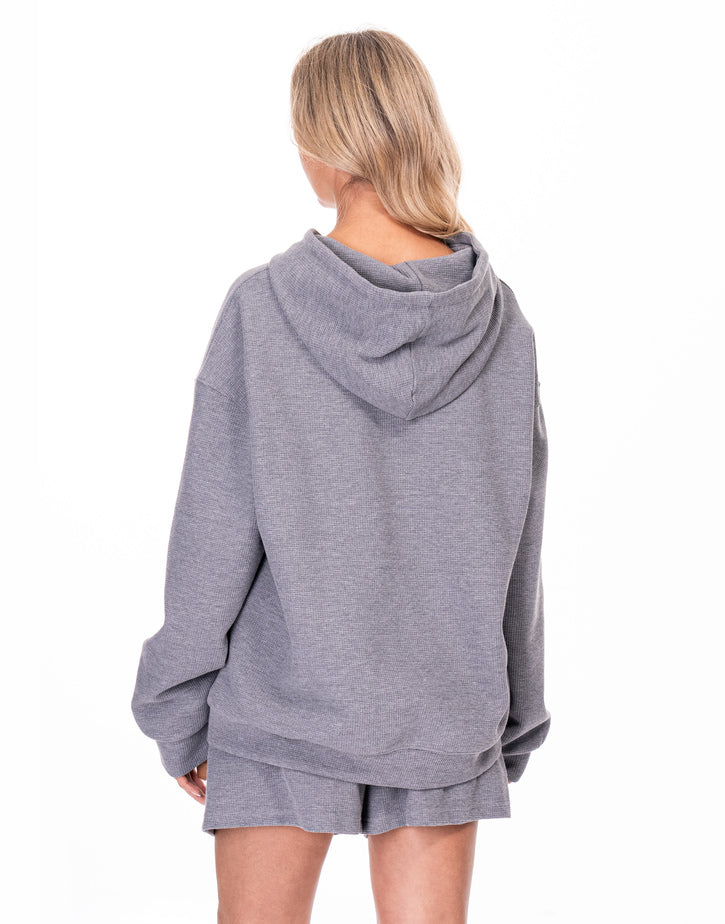 חליפת קפוצ׳ון בד וופל