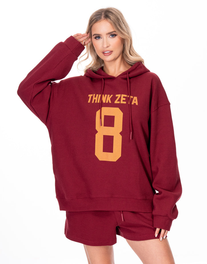 חליפת קפוצ׳ון בד וופל