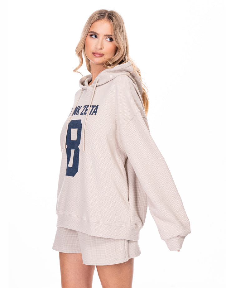 חליפת קפוצ׳ון בד וופל