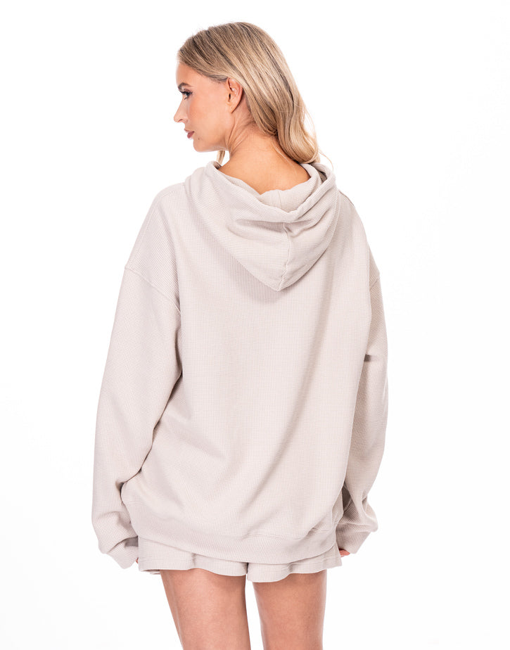 חליפת קפוצ׳ון בד וופל