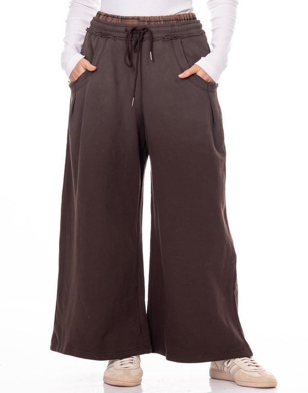 מכנס ווש תחתון משובץ