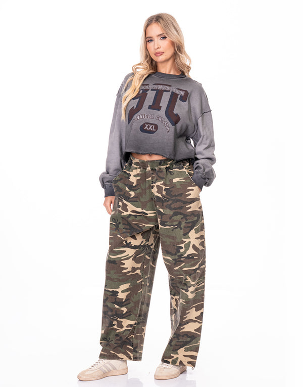 ג׳ינס צבאי גומי