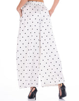 מכנס סאטן מנוקד