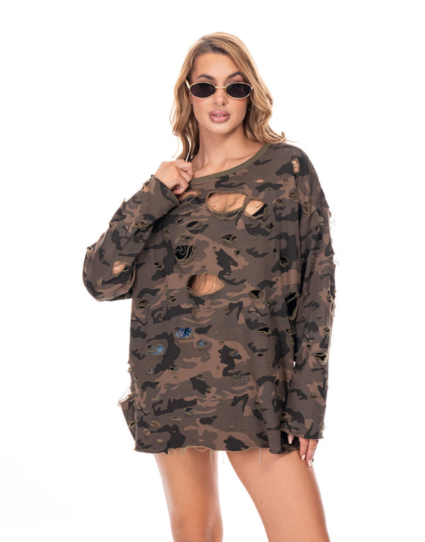 חולצה ARMY קרעים