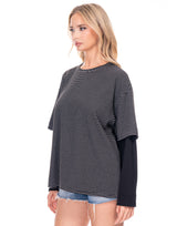 בייסיק פסים שרוול