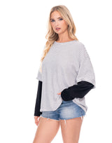 בייסיק פסים שרוול