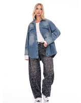 חולצת ג׳ינס כיסים