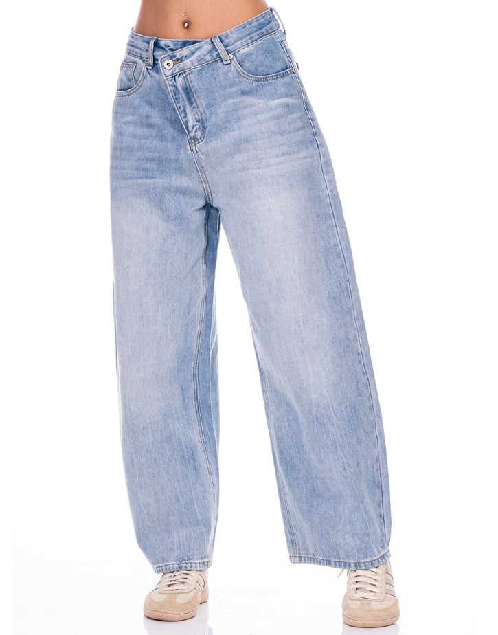 ג'ינס כפתור אלכסון