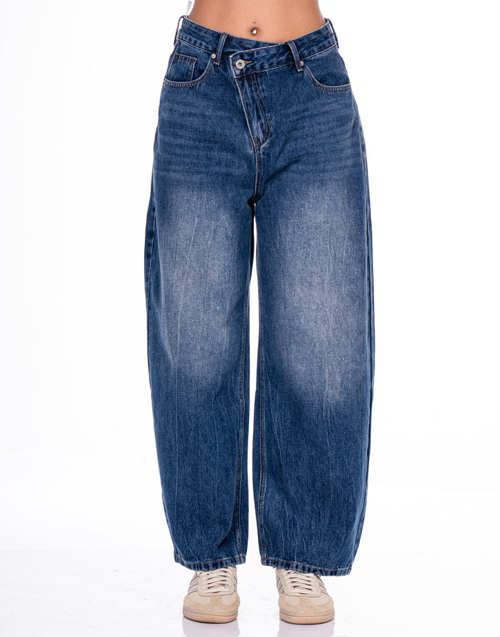 ג'ינס כפתור אלכסון