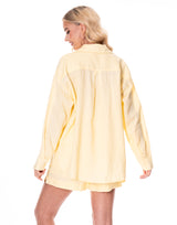 חליפת שורט פשתן