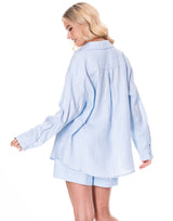 חליפת שורט פשתן