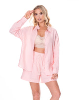 חליפת שורט פשתן