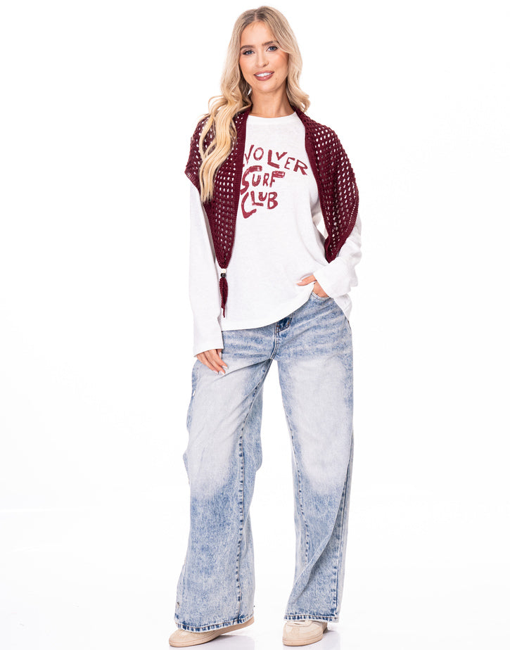 חולצה שילוב מטפחת