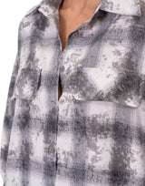 חולצה מכופתרת שיבוץ