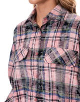 חולצה מכופתרת שיבוץ